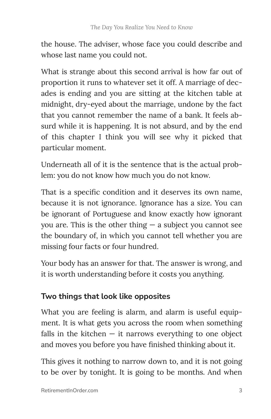 Chapter 1 — the size of what you don’t know
