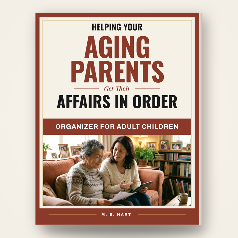 Help Aging Parents Get Organized — One book, both parents.