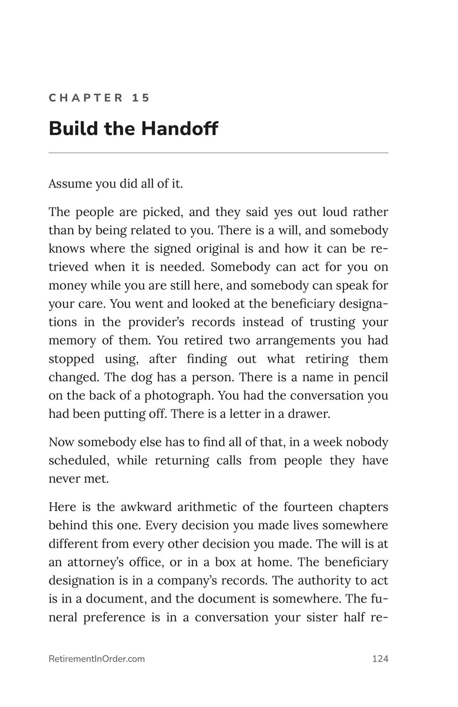 Chapter 15 — Build the Handoff