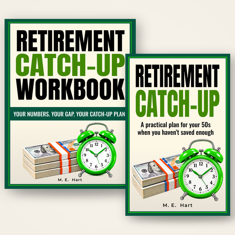 Retirement Catch-Up Bundle — The book that explains it, and the pages where you do it.