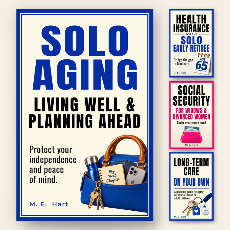 The Solo Series: Complete Set — Four books for the woman on her own, from the income to the care.