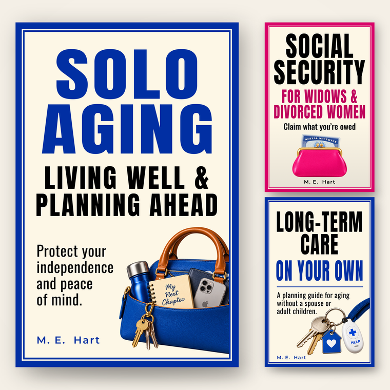 The Solo Series: Widowed or Divorced — Three books for the woman who is suddenly on her own.